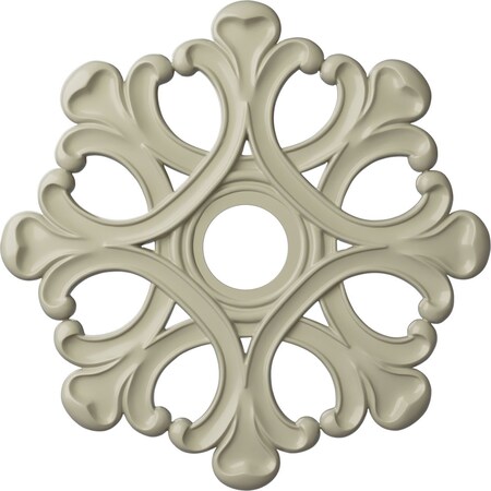 Ekena Millwork Angel Ceiling Medallion (Fits Canopies up to 4 3/8"), 20 7/8"OD x 3 5/8"ID x 1"P, Clear Yellow CM20ANCYF